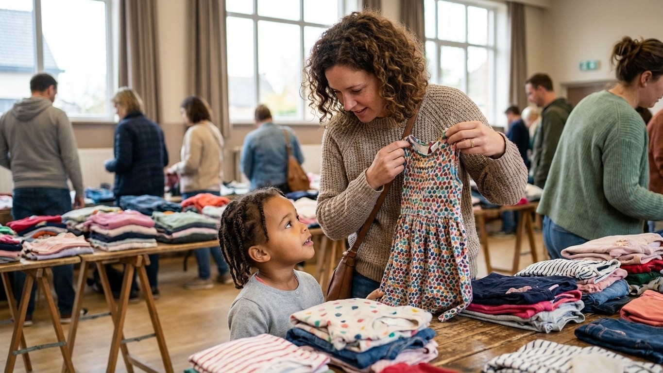 « On n'achète plus rien de neuf » : ces familles belges qui habillent leurs enfants en seconde main par conviction