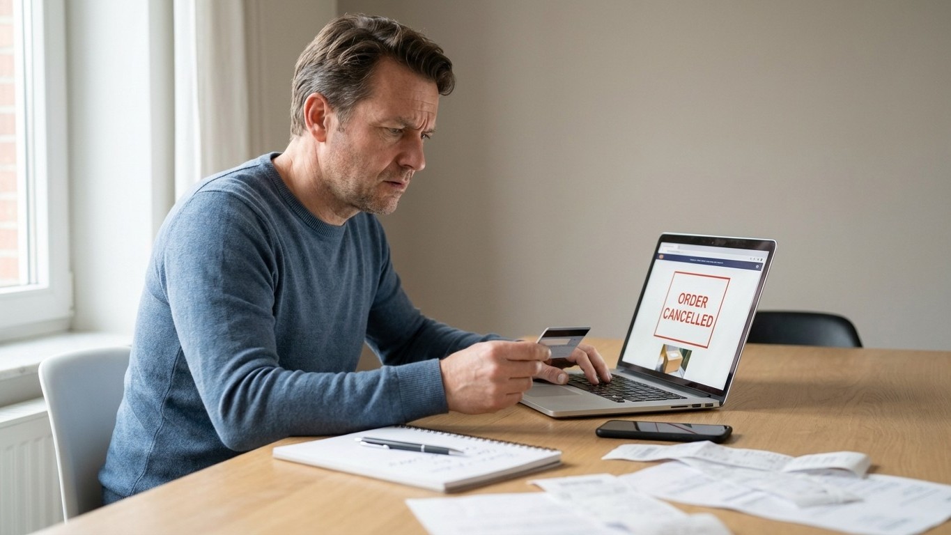 Commande internet annulée : délais et règles de remboursement en Belgique