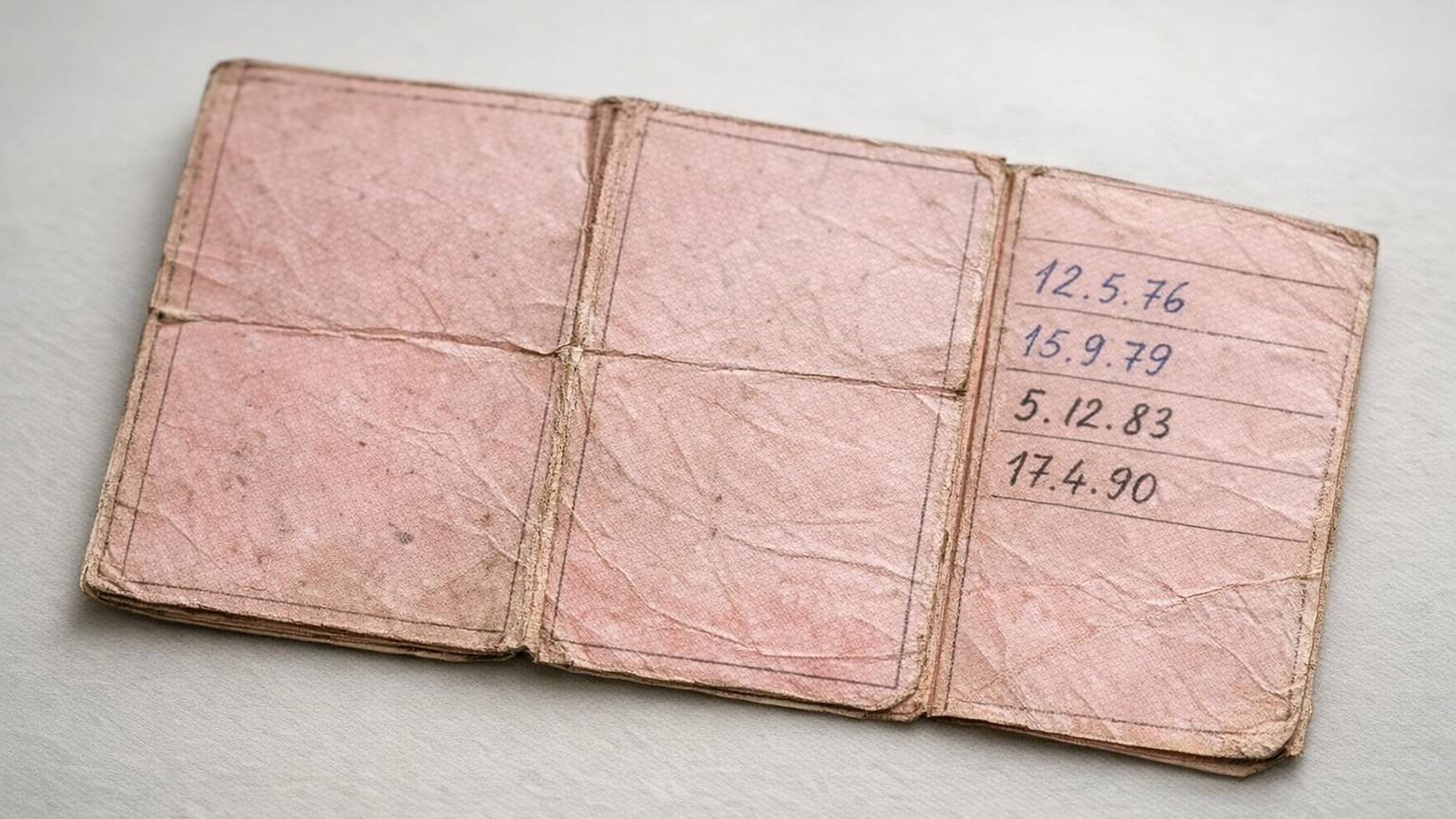 J'ai gardé mon vieux permis rose en papier pendant des années : le jour où un agent communal m'a montré la date au dos, j'...