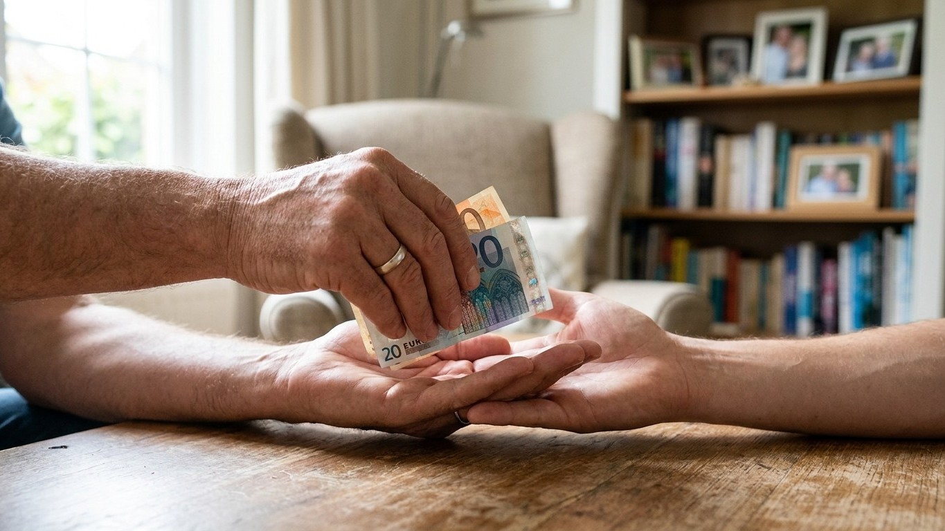 Mon père m'a glissé 5 000 € en cash avant de mourir : le jour où le notaire a lu ce que la loi belge imposait, j'ai compri...