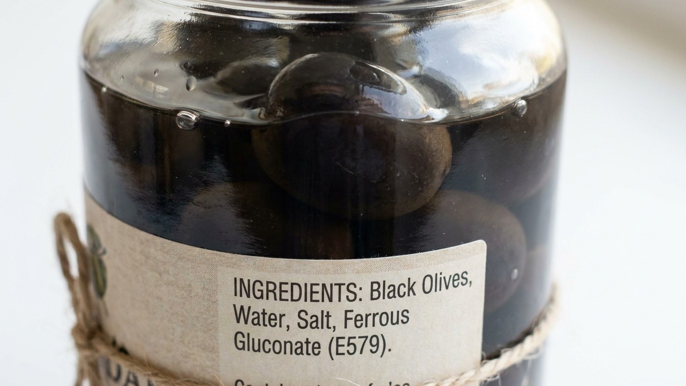 « Je pensais que c'était juste des olives noires » : pourquoi la mention E579 sur le bocal est un signal à repérer impérat...
