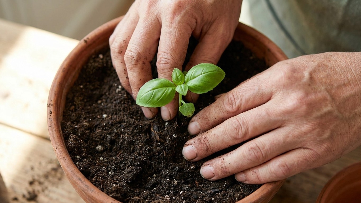 Je semais mon basilic comme n'importe quelle graine : le jour où un maraîcher m'a montré son geste au repiquage, j'ai comp...