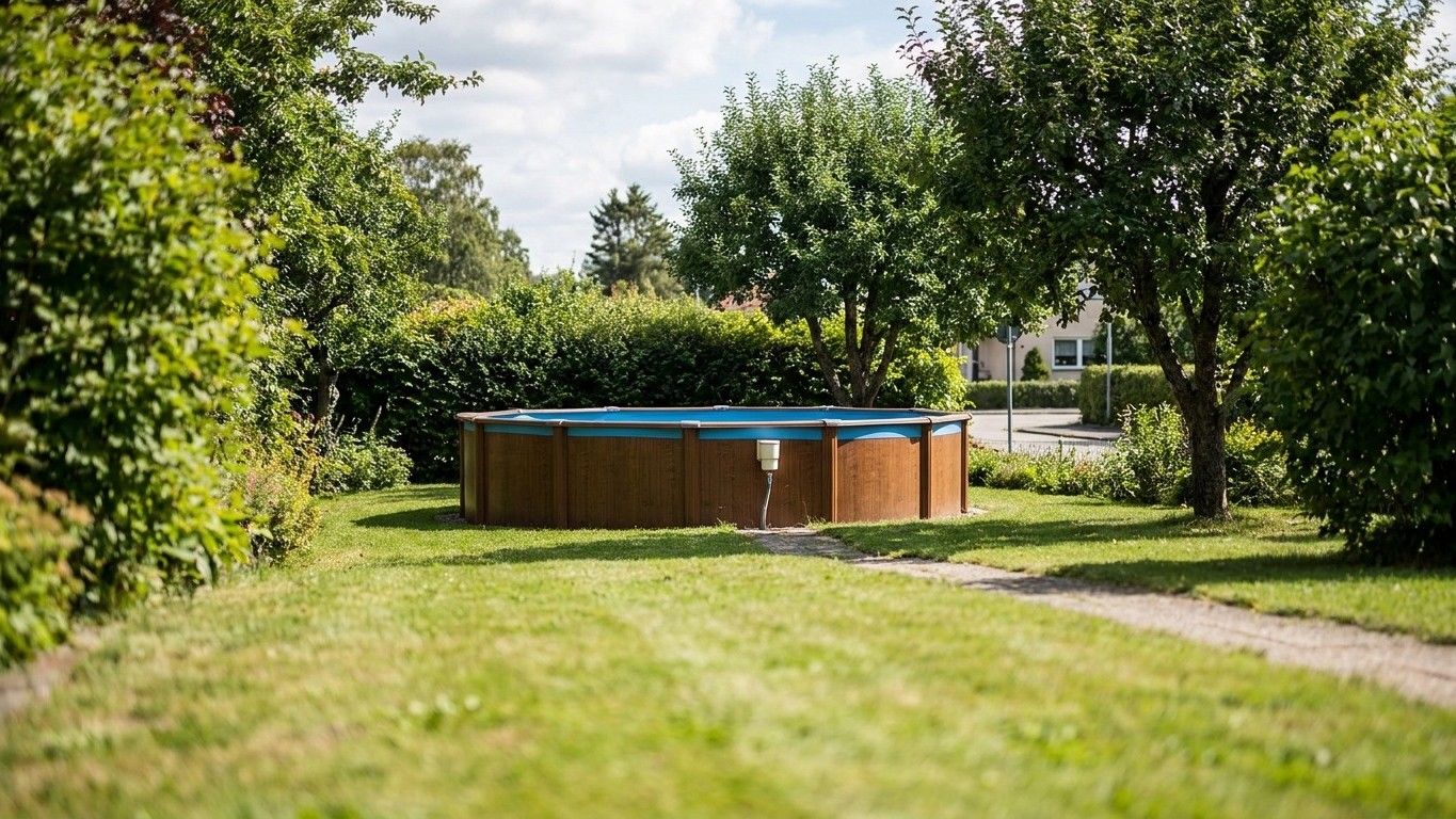 On s'obstine tous à installer la piscine hors-sol au meilleur endroit du jardin, alors que cette règle du CoDT wallon impo...