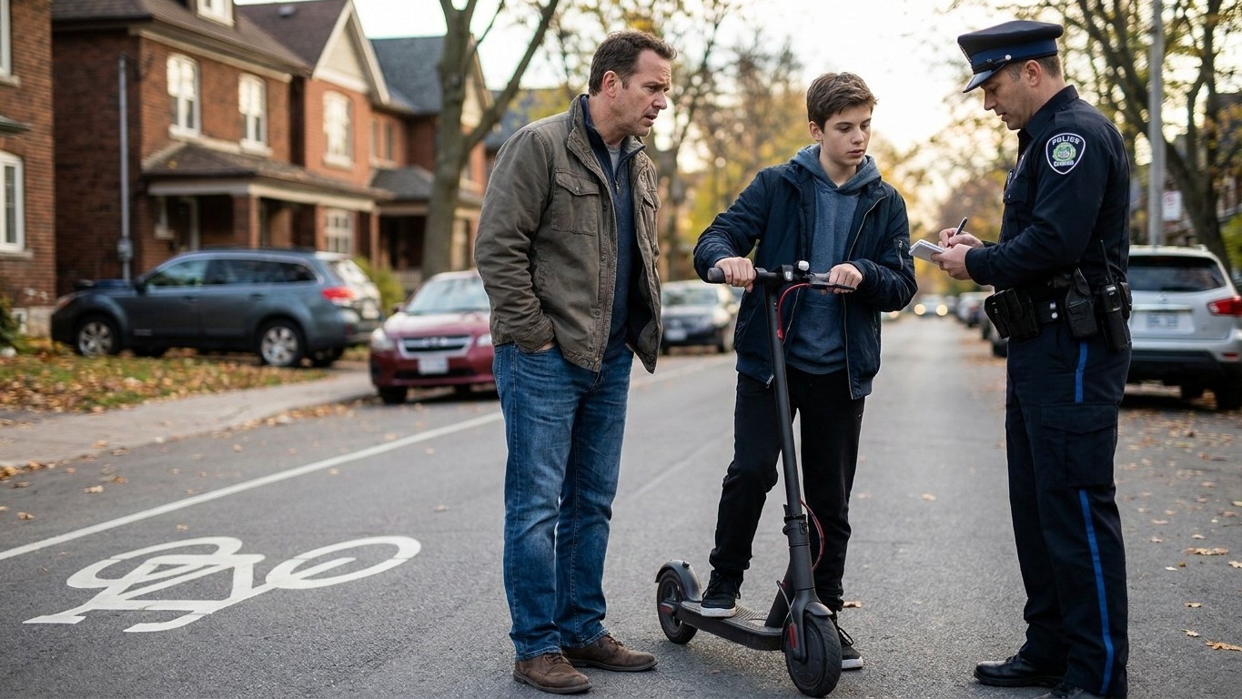 J'ai offert une trottinette électrique à mon fils de 14 ans en pensant lui faire plaisir : au premier contrôle de police, ...