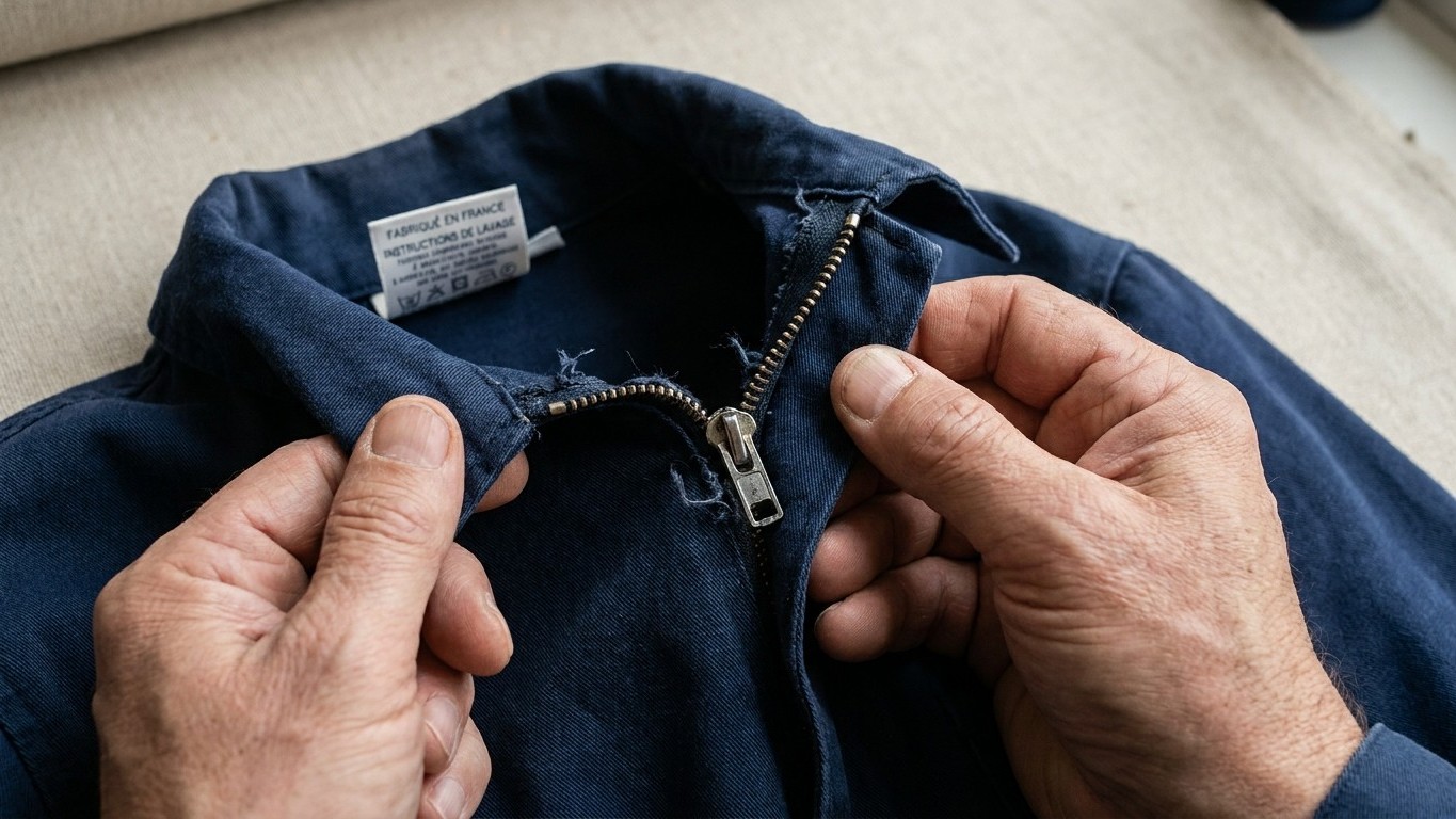 J'ai rapporté un blouson soldé à 39 € avec la fermeture cassée en pensant que l'étiquette « ni repris ni échangé » me cond...